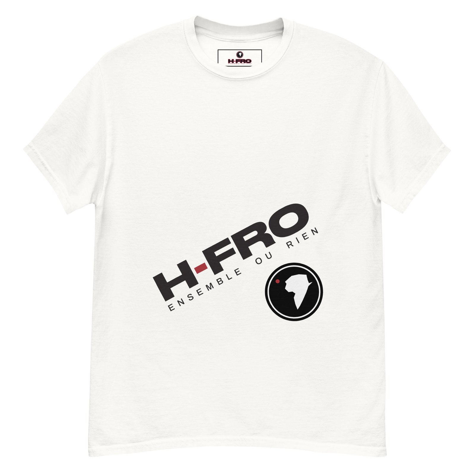 T-shirt H-T DIAGONALE BLANC – Image 3