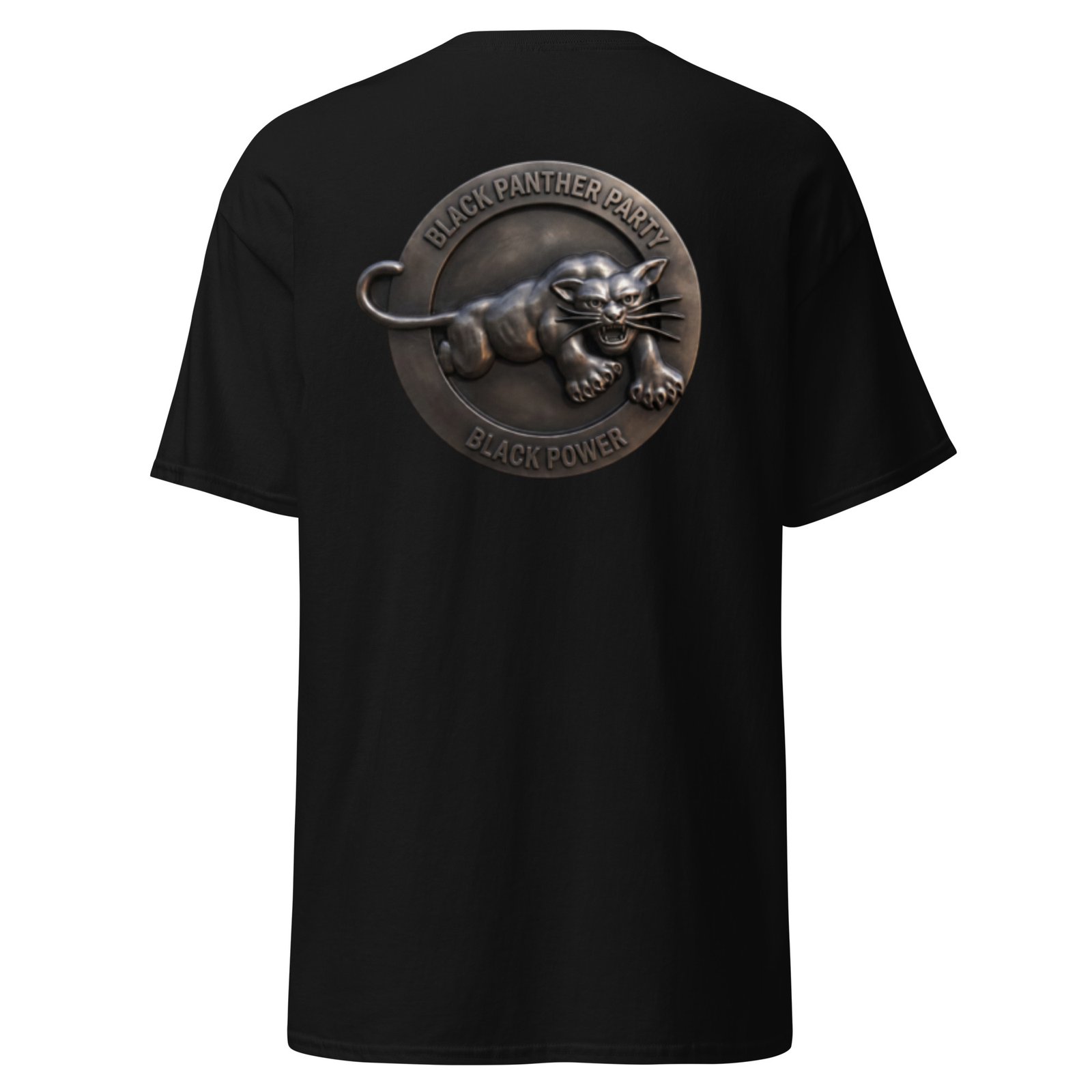T-shirt classique unisexe H-T PUISSANCE NOIR – Image 4