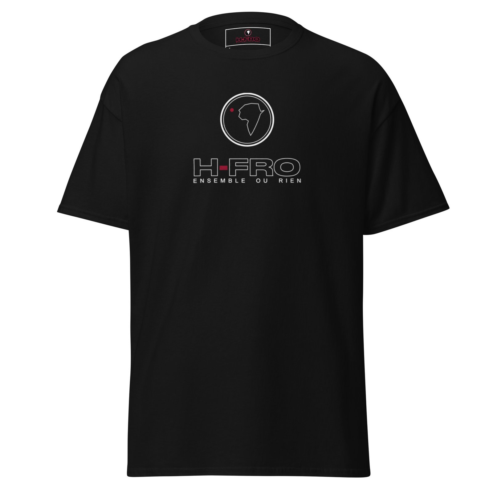 T-shirt classique unisexe H-T PUISSANCE NOIR – Image 3