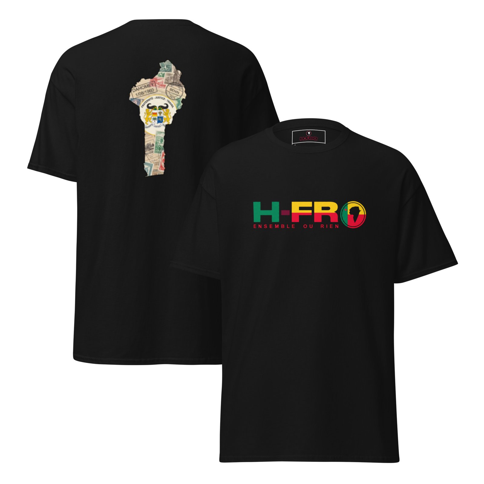T-shirt classique unisexe H-T RDB – Image 4