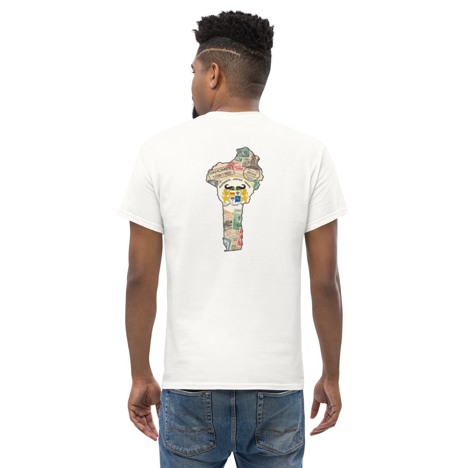 T-shirt classique unisexe H-T RDB – Image 3