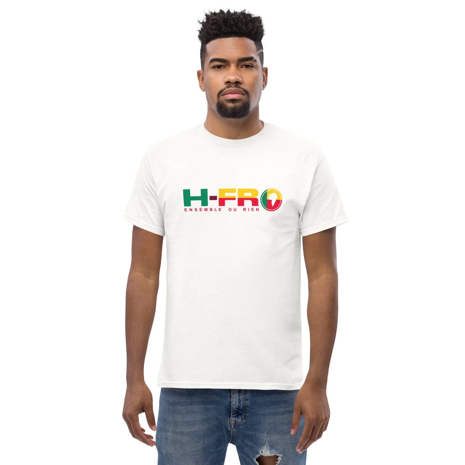 T-shirt classique unisexe H-T RDB – Image 2
