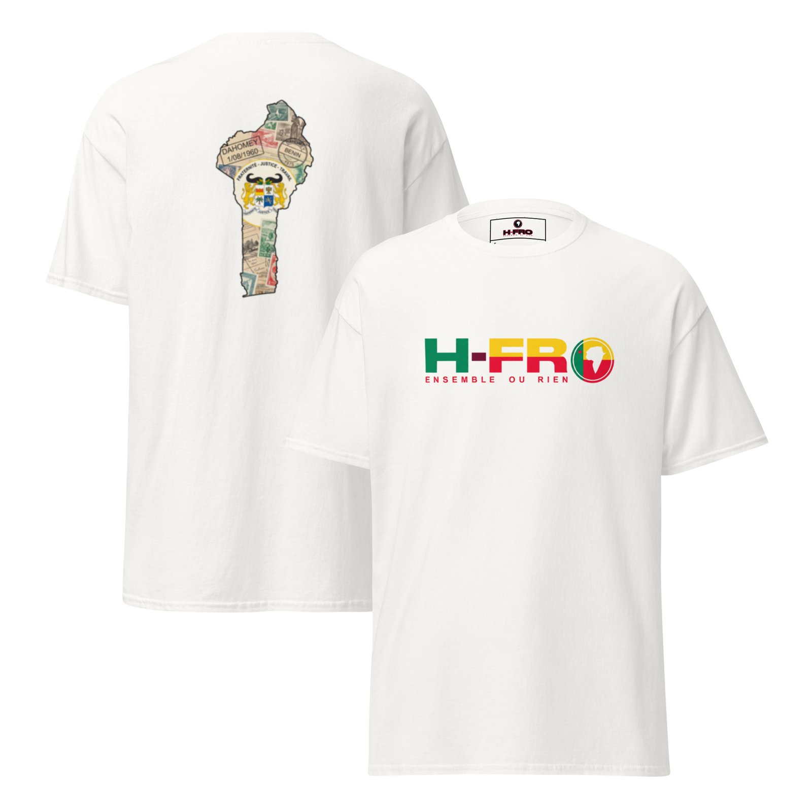 T-shirt classique unisexe H-T RDB – Image 5