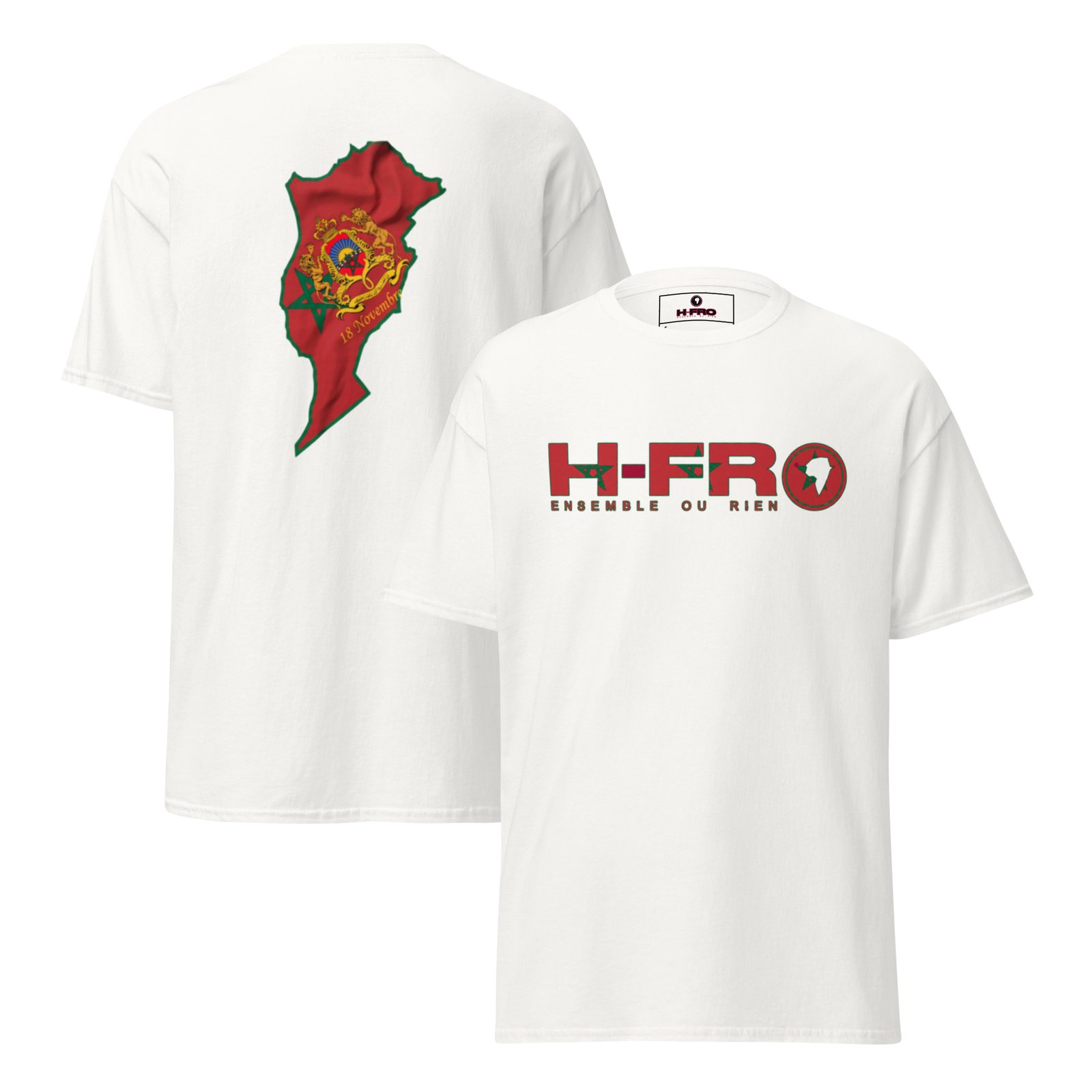 T-shirt classique unisexe H-T ATLAS – Image 6